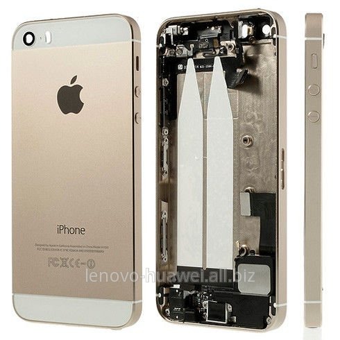 Apple iPhone 5 корпус шампань в комплекте со шлейфами