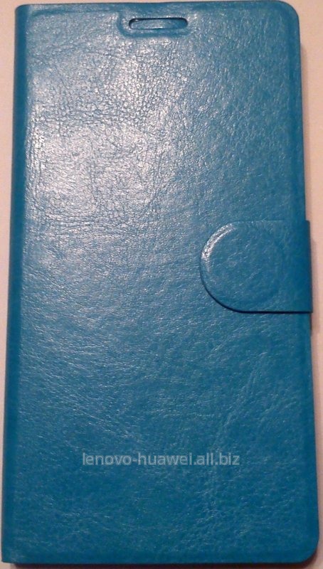 Чехол книжка для Lenovo K910 Голубой