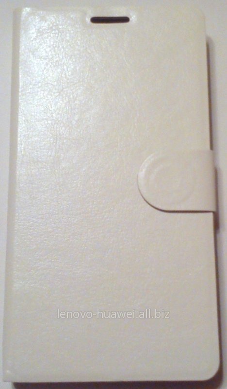 Чехол книжка для Lenovo K910 Белый