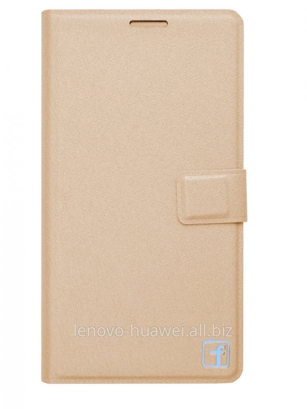 Чехол книжка Flower для Huawei G700 Персиковый