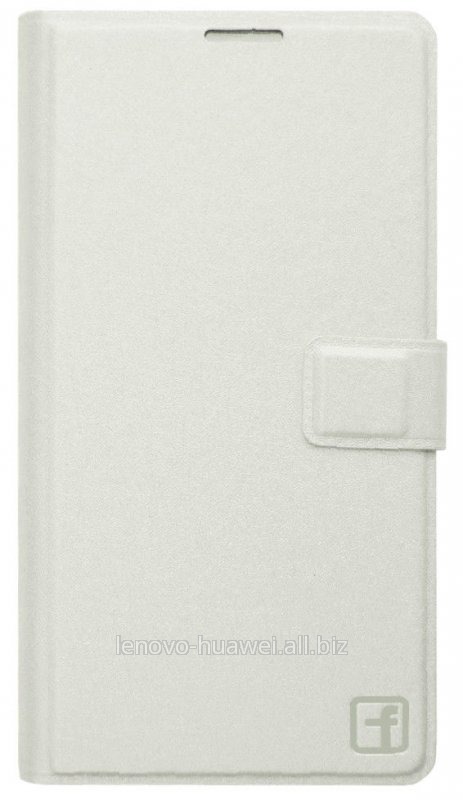 Чехол книжка Flower для Huawei Y600 Белый