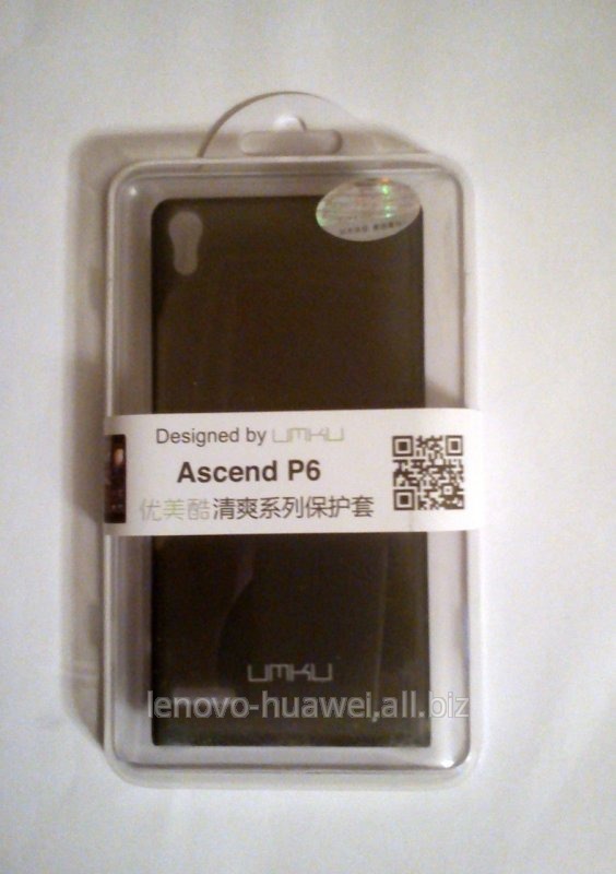 Чехол накладка Umku для Huawei Ascend P 6 Черный