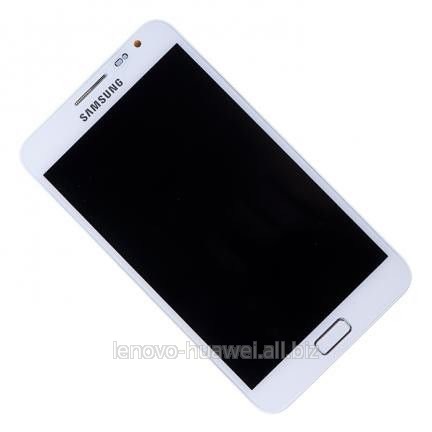 Дисплей Samsung Galaxy Note N7000 с белым с тачскрином и корпусной рамкой