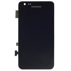 Дисплей Samsung i9100 с черным тачскрином и корпусной рамкой