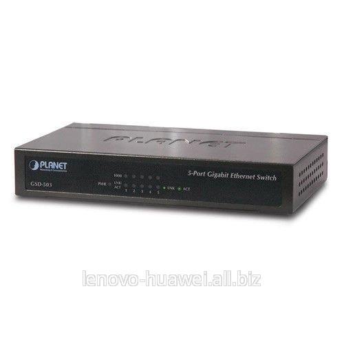 Коммутатор для дома и малого офиса Planet GSD-503 (5-Port 10/100/1000Mbps) GSD-503-EU