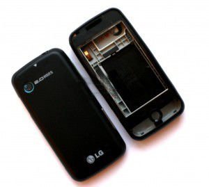 Корпус LG GS290, black orig полный комплект