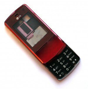 Корпус LG KF510, red high copy полный комплект