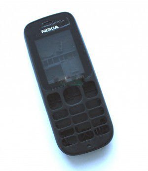 Корпус Nokia 100 Asha black high copy полный комплект