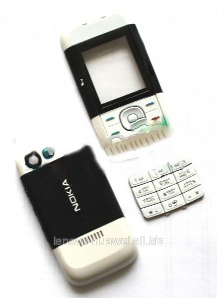 Корпус Nokia 5200 black,white high copy полный комплект+кнопки