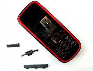 Корпус Nokia 5030 black,red high copy полный комплект