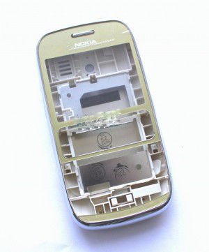 Корпус Nokia 302 Asha golden high copy полный комплект