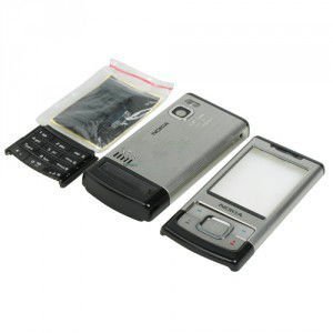Корпус Nokia 6500 Slide silver high copy полный комплект+кнопки