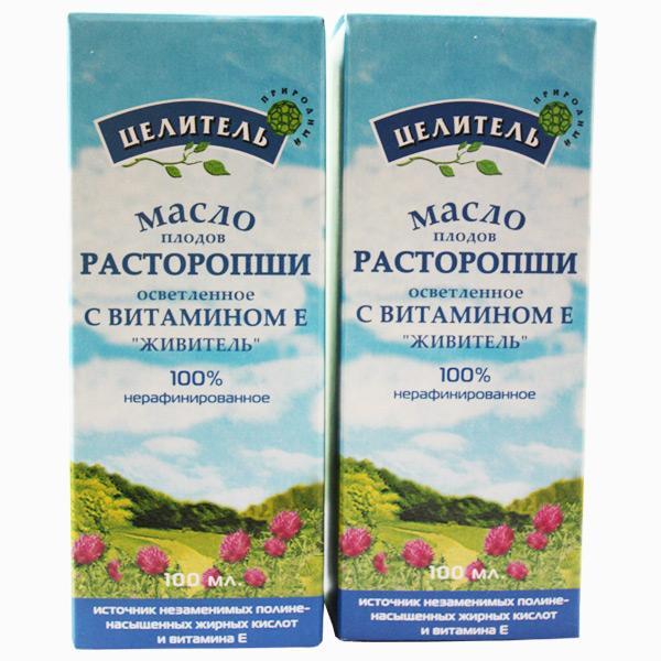 МАСЛО РАСТОРОПШИ с витамином Е 100М мл.