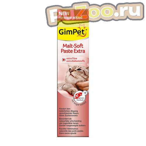 Gimpet Malt-Soft  - паста Джимпет мальт софт с ТГОС для выведения шерсти из желудка кошек
