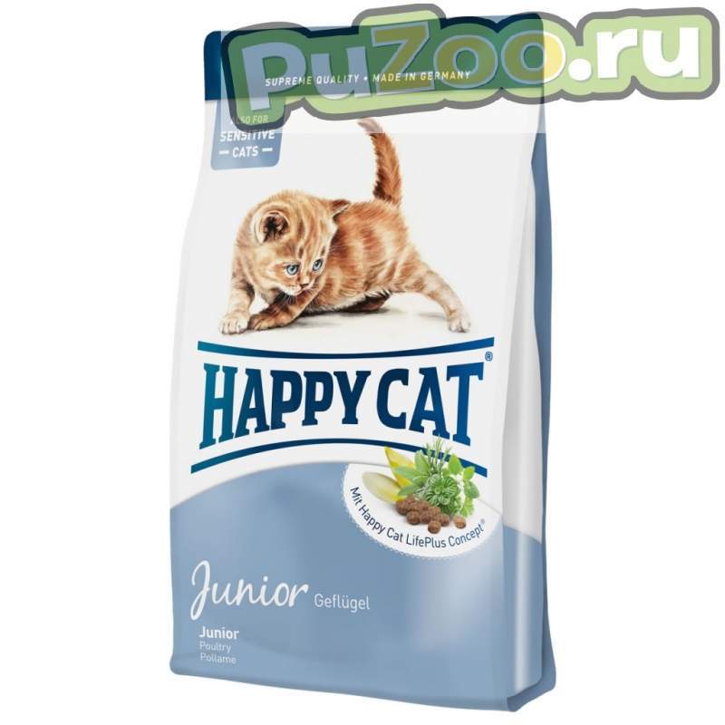 Happy cat supreme junior - сухой корм для котят с 5 недели до 12 месяцев хэппи кэт суприм джуниор