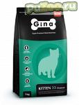 Gina kitten 33 - сухой корм для котят, беременных и кормящих кошек джина киттен