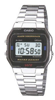 Часы наручные Casio  A-163WA-1