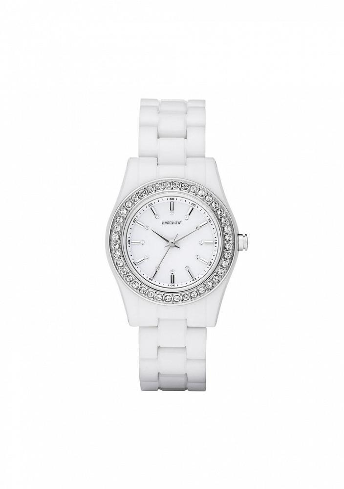 Часы наручные DKNY CHAMBERS PLASTIC WATCH WITH GLITZ