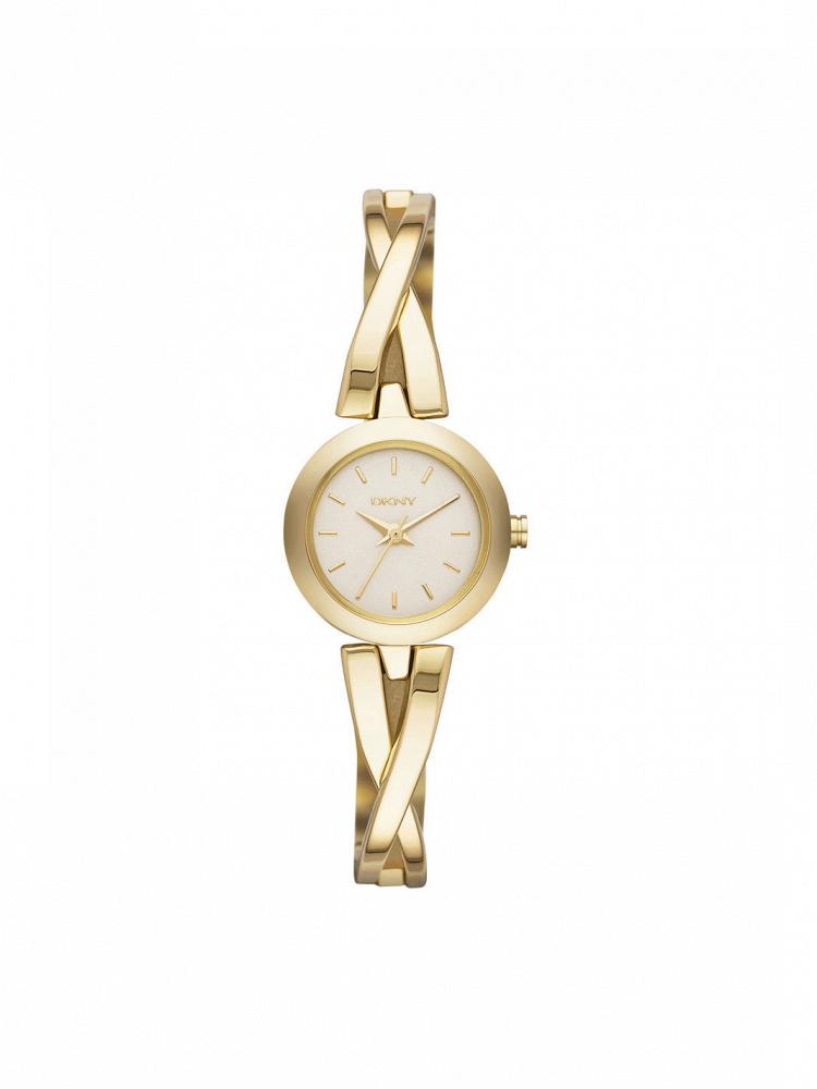 Часы наручные DKNY CROSSWALK GOLD-TONE CROSSOVER BANGLE WATCH