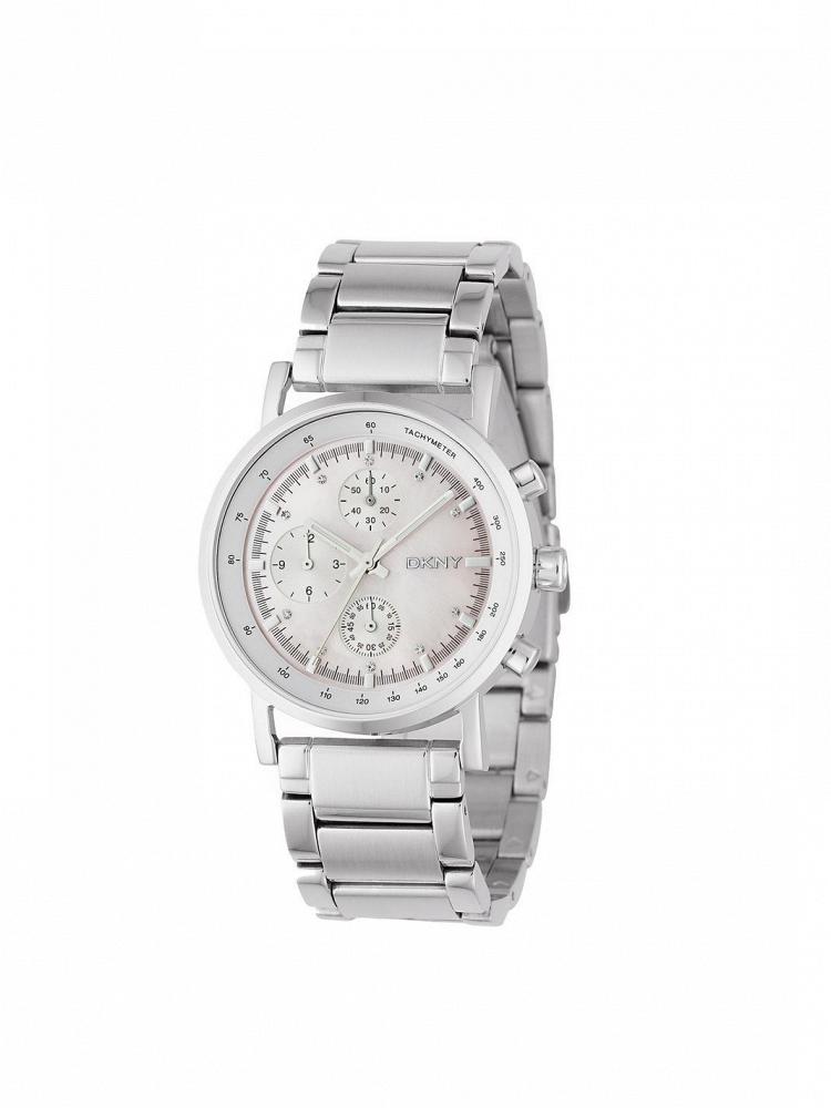 Часы наручные DKNY SOHO POLISHED STAINLESS STEEL CHRONOGRAPH WATCH