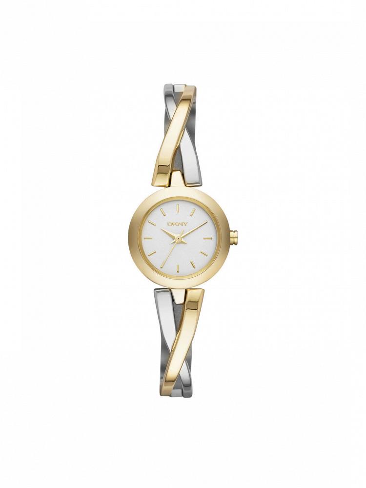 Часы наручные DKNY CROSSWALK TWO-TONE CROSSOVER BANGLE WATCH