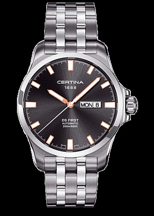 Часы наручные мужские Certina DS FIRST DAY-DATE C014.407.11.081.01