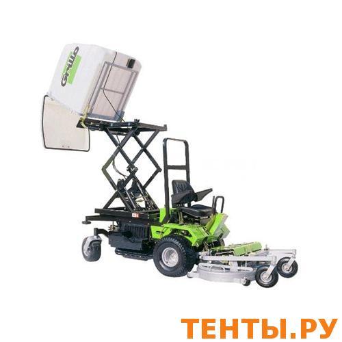 Райдер Grillo BeeFly FD 700SR с двигателем Kubota D722 (дизель) с декой Нормандия и встроенным травосборником с подъёмником