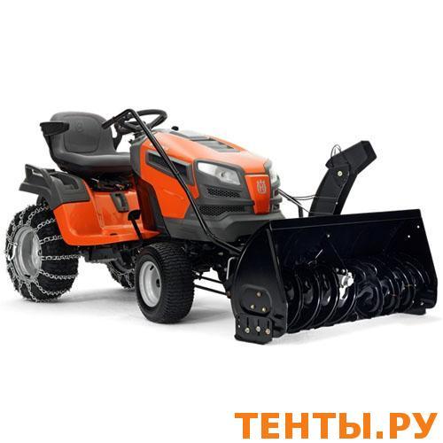 Садовый трактор снеготбрасыватель Husqvarna YTH 184T 9604102-46 + Husqvarna 5449218-01