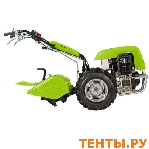 Мотоблок дизельный с электростартером многофункциональный Grillo G107D АЕ Lombardini + (900412-колеса 5x10, 9В6311-капот, дифференциал)