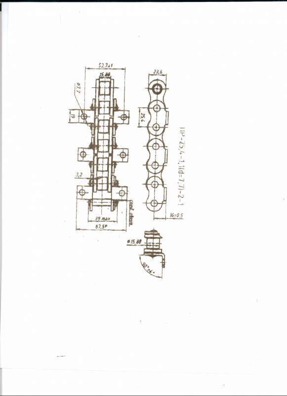 Цепи ПР-19,05;25,4;15,875;31,75;38,1;50,8;63,5;транспортеры 