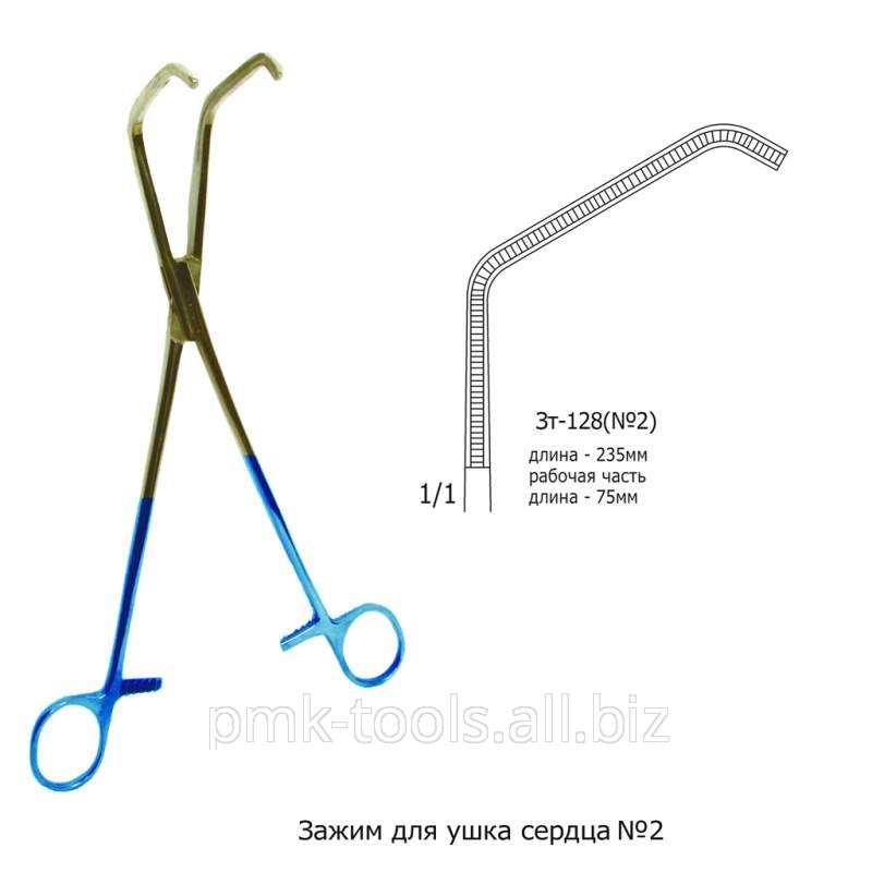 Зажим для ушка сердца №2 (Зт-128)
