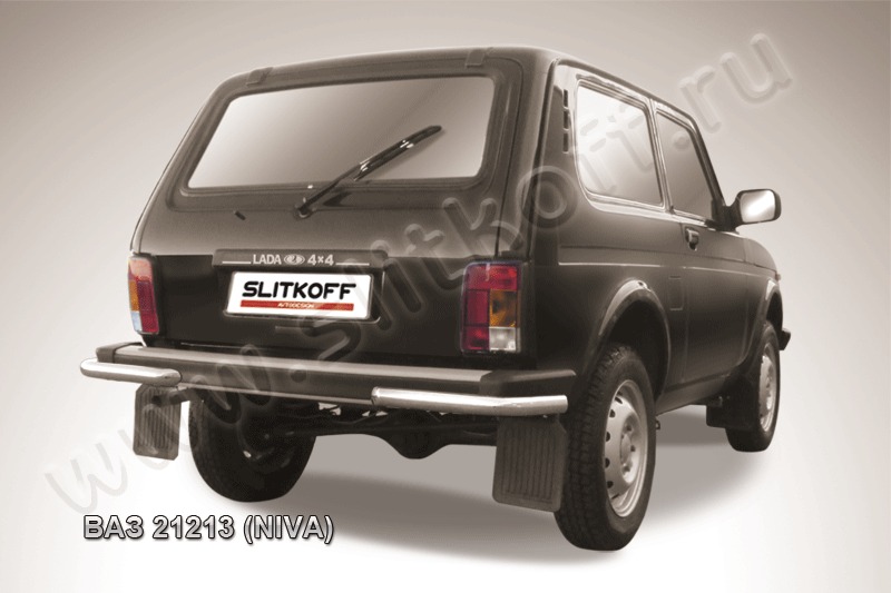 Уголки d57 из нержавеющей стали Lada 4x4 (ВАЗ 21213 NIVA) Niv012