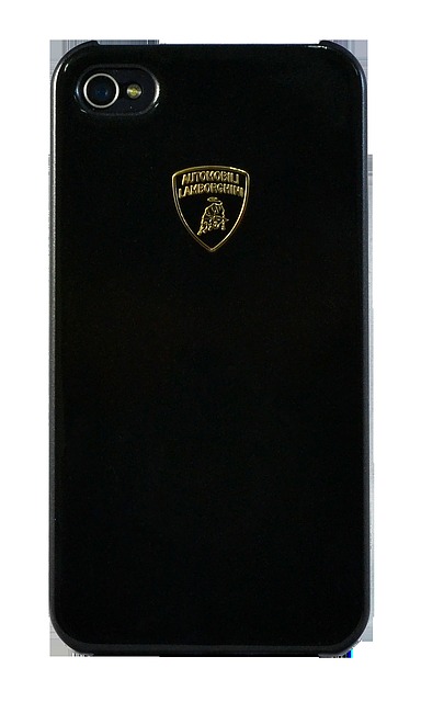 Крышка Lamborghini Diablo-D1 для iPhone 4 чёрная