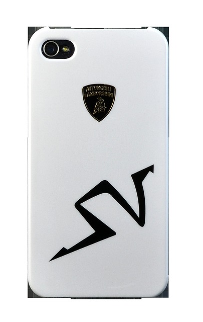 Крышка Lamborghini Murcielago для iPhone 4 белая