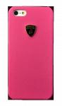 Крышка Lamborghini Diablo Leather для iPhone 5 розовая