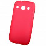 Чехол силиконовый матовый для Samsung Galaxy CORE 2 красный