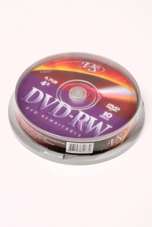 Диск DVD-RW 4.7Gb,  Vs  4x в конверте