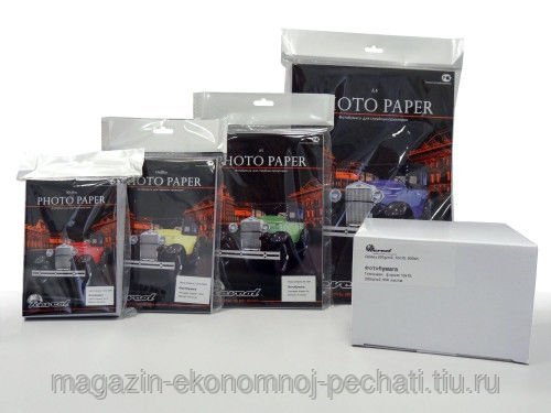 Фотобумага сатин, Revcol,  10х15  260г/м2, 100 л.  односторонняя, Premium RC, экономич.упаковка