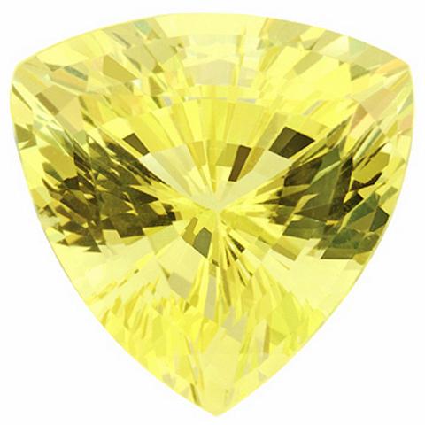 Берилл Гелиодор триллион 10.1х10.1 мм, 3.24 Ct