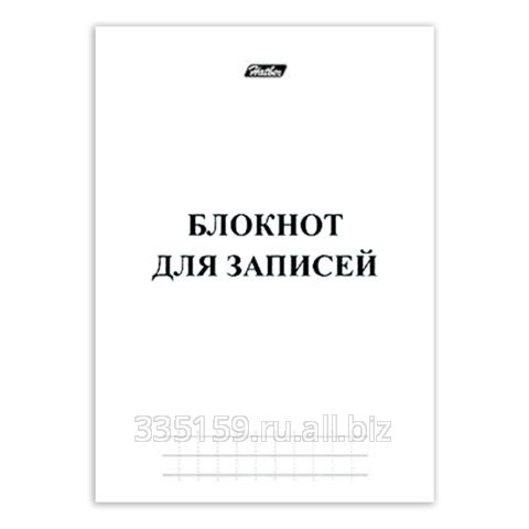 Блокнот А5, 135х205 мм, 48 л., Хатбер, обложка мелованный картон, Блокнот для записей