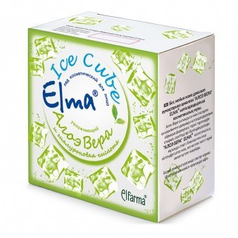 Косметический лед ELMA® увлажняющий Алоэ Вера Эльфарма