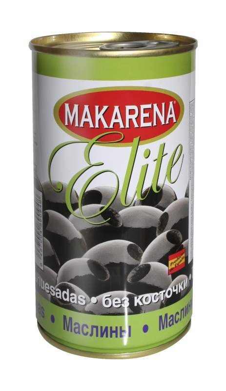 Оливки черные без косточки MAKARENA Elite