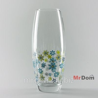 Ваза flora 260 мм (голубые цветы) (749770)