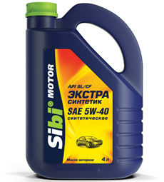 Масла для двигателей Sibi Motor Экстра Синтетик 5W-40 SL/CF