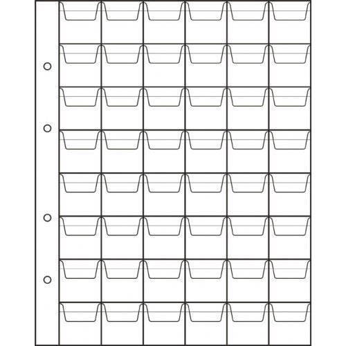 Лист для монет на 48 ячеек формата ОПТИМА