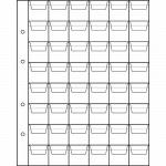 Лист для монет на 48 ячеек формата ОПТИМА