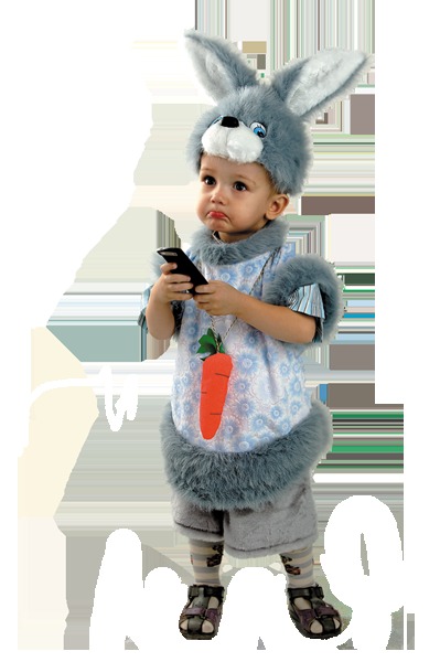 Детский карнавальный костюм Кролик Кроха