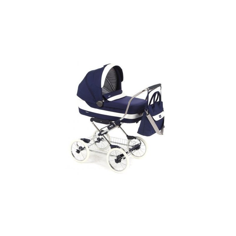 Коляска-люлька Inglesina Sofia Ischia с шасси Comfort Chrome/Blue c сумкой синий GL000120520