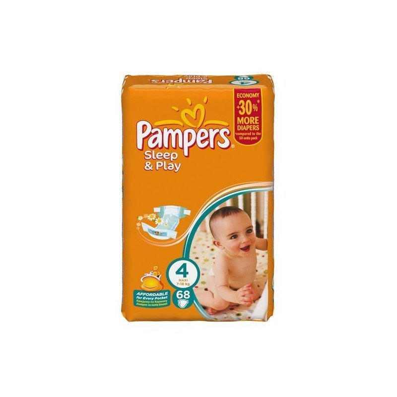 Подгузники Pampers Sleep and Play Jumbo 4 7-14 кг 68 шт