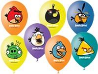 LO 12 Пастель+Декоратор (шелк.) 1 ст. 3 цв. рис. Angry Birds (50 шт.)